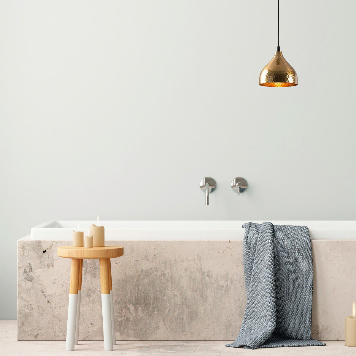 Opviq Pendelleuchte Tattoo bronze Metall B/H/T/L/D: ca. 18x114x18x18x18 cm E27 1 Brennstellen Tattoo - bronze (18,00/18,00/114,00cm) - Opviq