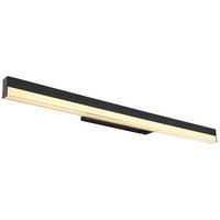 GLOBO LED-Wandleuchte Opal schwarz Acryl Metall B/H: ca. 60x4 cm SALLO - schwarz/Opal (60,00/4,00cm) - GLOBO