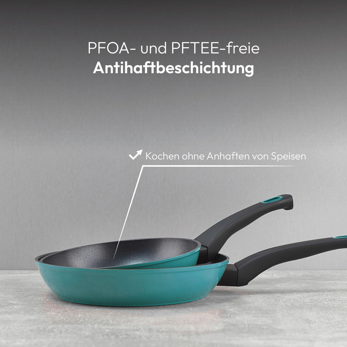 BERGNER Pfannenset Classique grün Aluminium Classique - grün - BERGNER