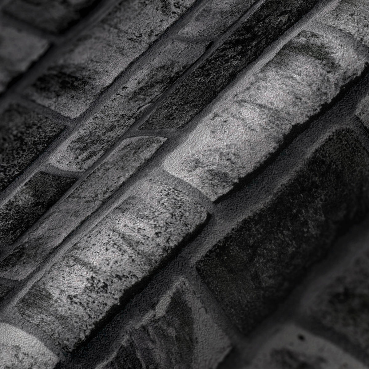 A.S.Creation Vliestapete anthrazit B/H/D: ca. 53x1005x8,6 cm Vliestapete - anthrazit (8,60/1005,00cm) - A.S.Creation