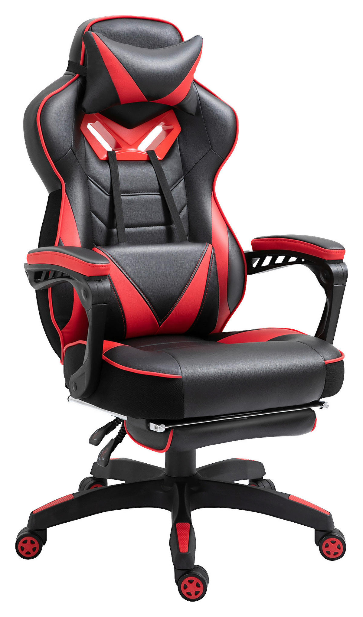 Drehstuhl 921-237RD schwarz 921-237RD - schwarz (65,00/118,50/70,00cm) - Vinsetto