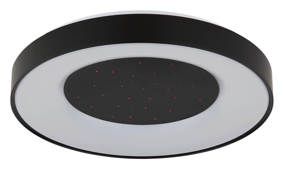 GLOBO Deckenventilator Deckenleuchte-Jolliana - weiß/schwarz (52,00/10,00/52,50cm) - GLOBO