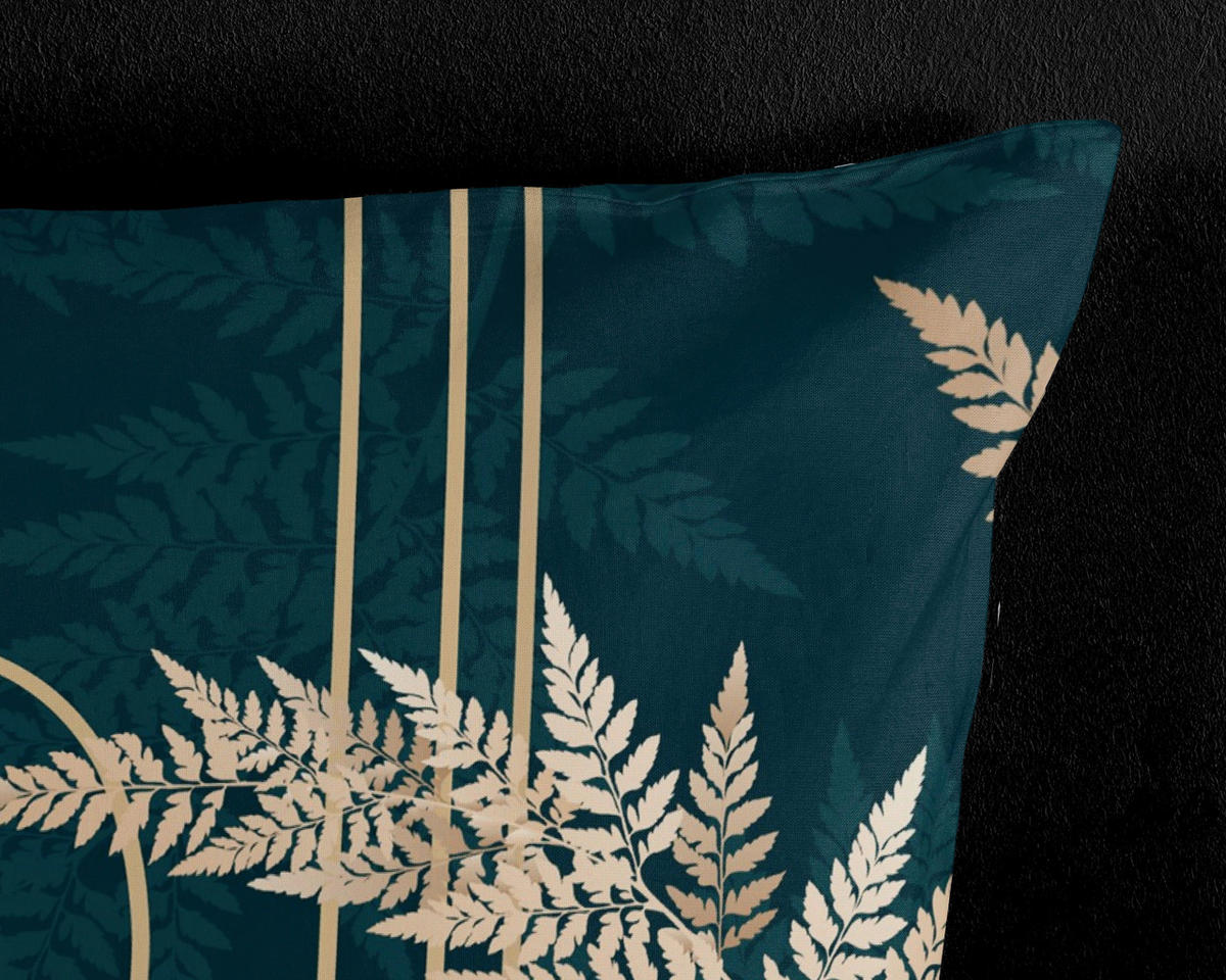 Bettwäsche Malak grün Polyester B/L: ca. 135x200 cm Malak - grün (135,00/200,00cm) - Pure