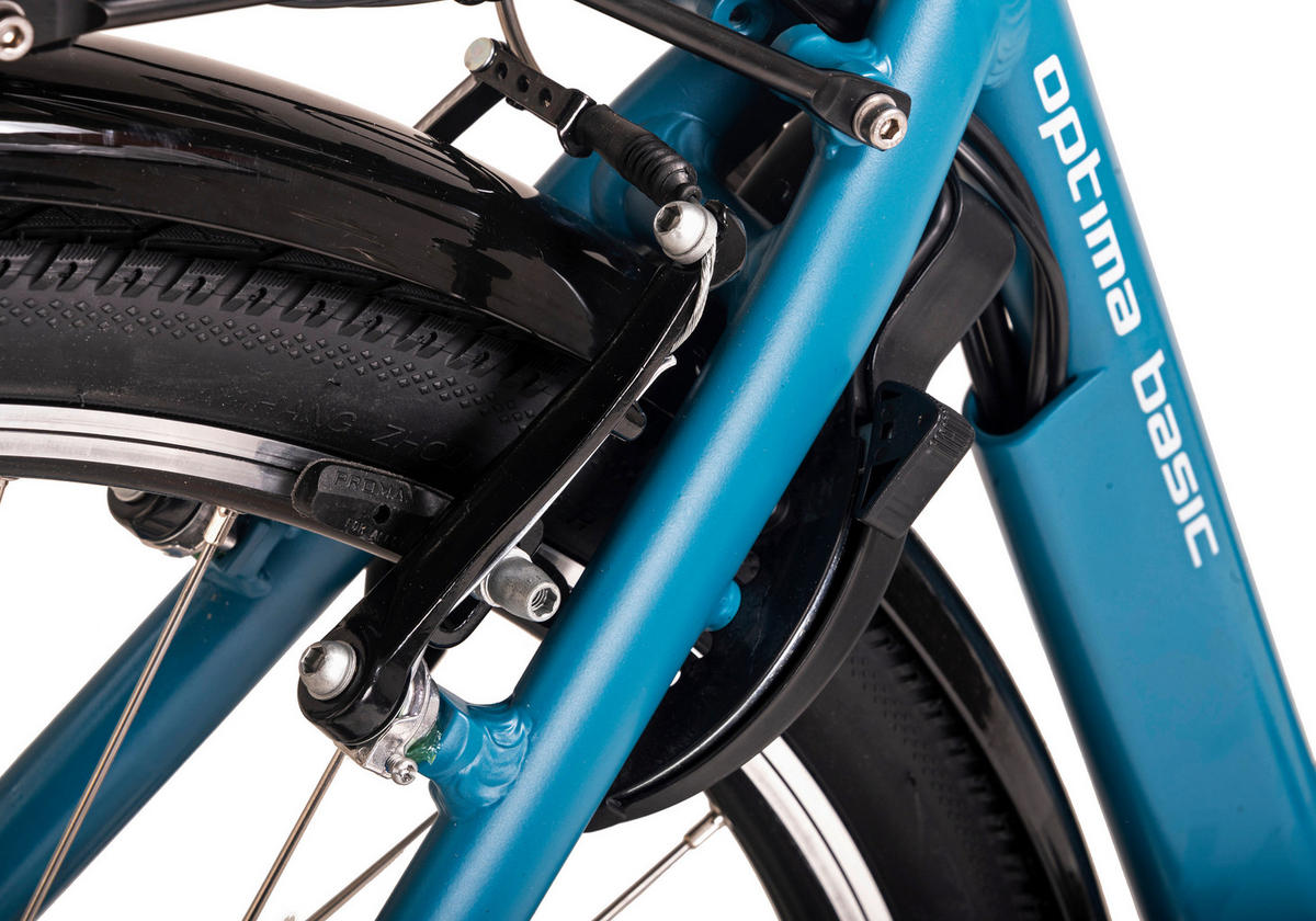Hollandia City E-Bike Optima Basic KS188E 28 Zoll Rahmenhöhe 44 cm 7 Gänge türkis türkis ca. 250 W ca. 36 V ca. 28 Zoll Optima Basic - türkis - Hollandia