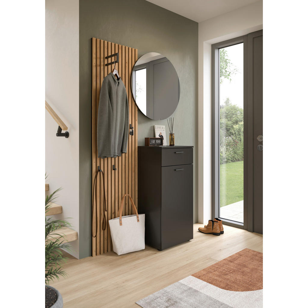 Thumbnail - Garderobenpaneel Delton Eiche Artisan Nachbildung B/H/T: ca. 51x192x22 cm