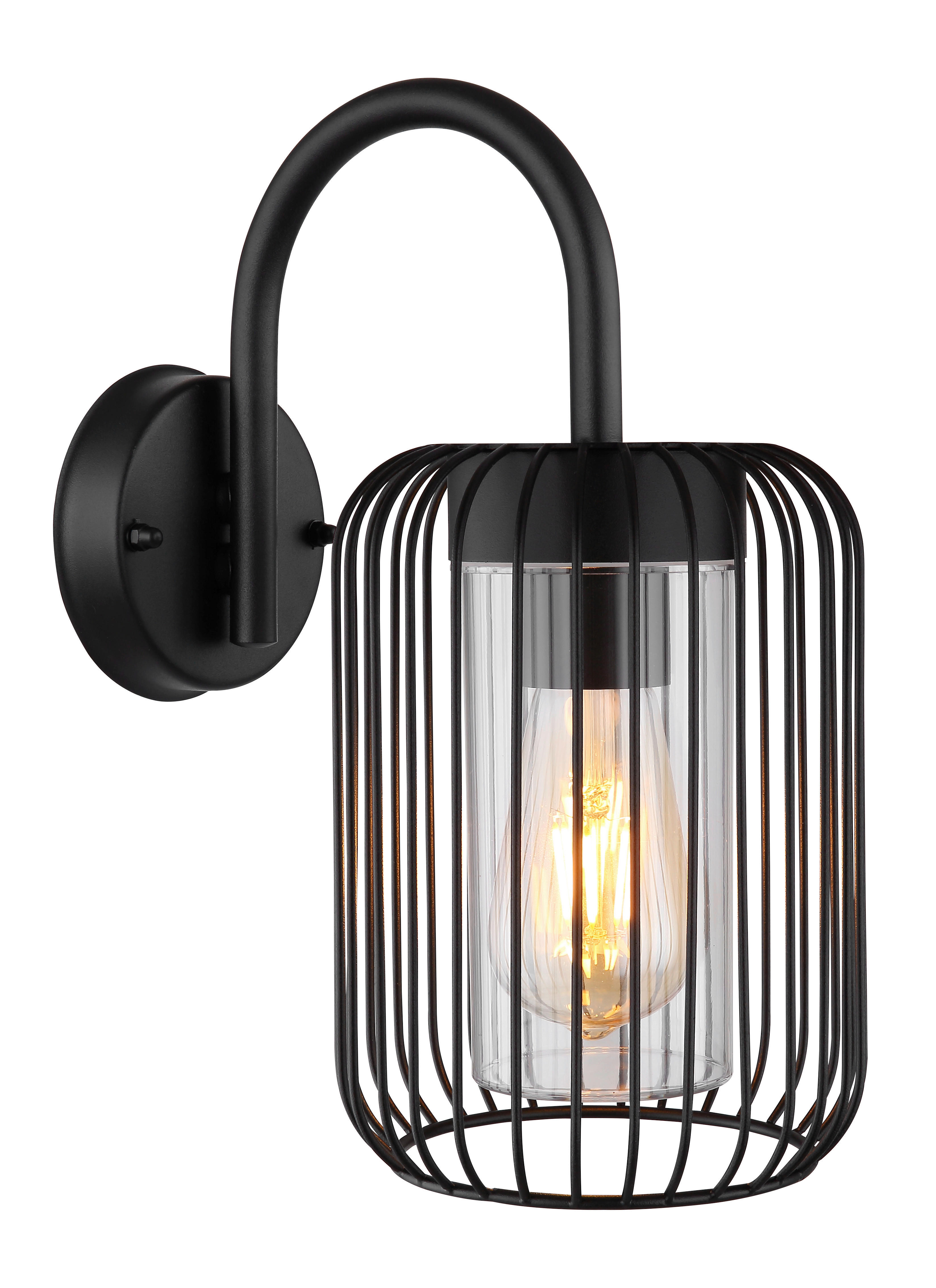 Außenleuchte schwarz B/H: ca. 16x32,5 cm NINA - schwarz (16,00/32,50cm) - GLOBO