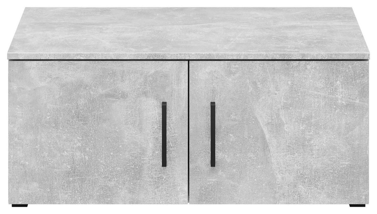 Aufsatz Multi-Stauraum Typ 50 Beton Optik B/H/T: ca. 80x35x52 cm Multi-Stauraum Typ 50 - Beton (80,00/35,00/52,00cm)