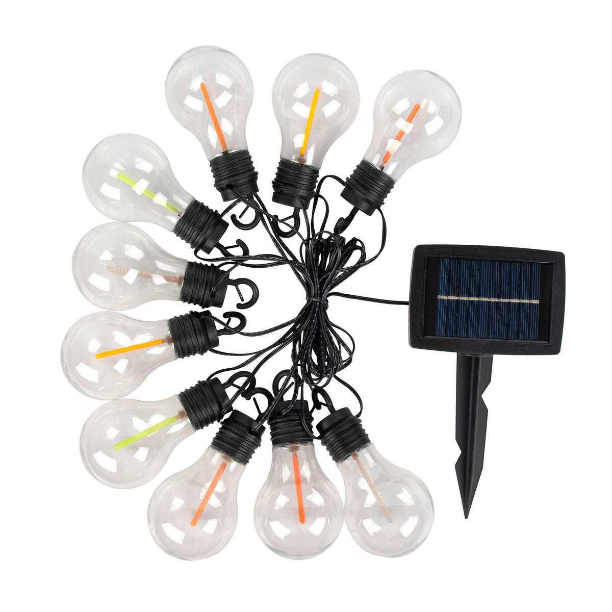 Solarlichterkette Solar-Lichterkette multicolor - POCOline