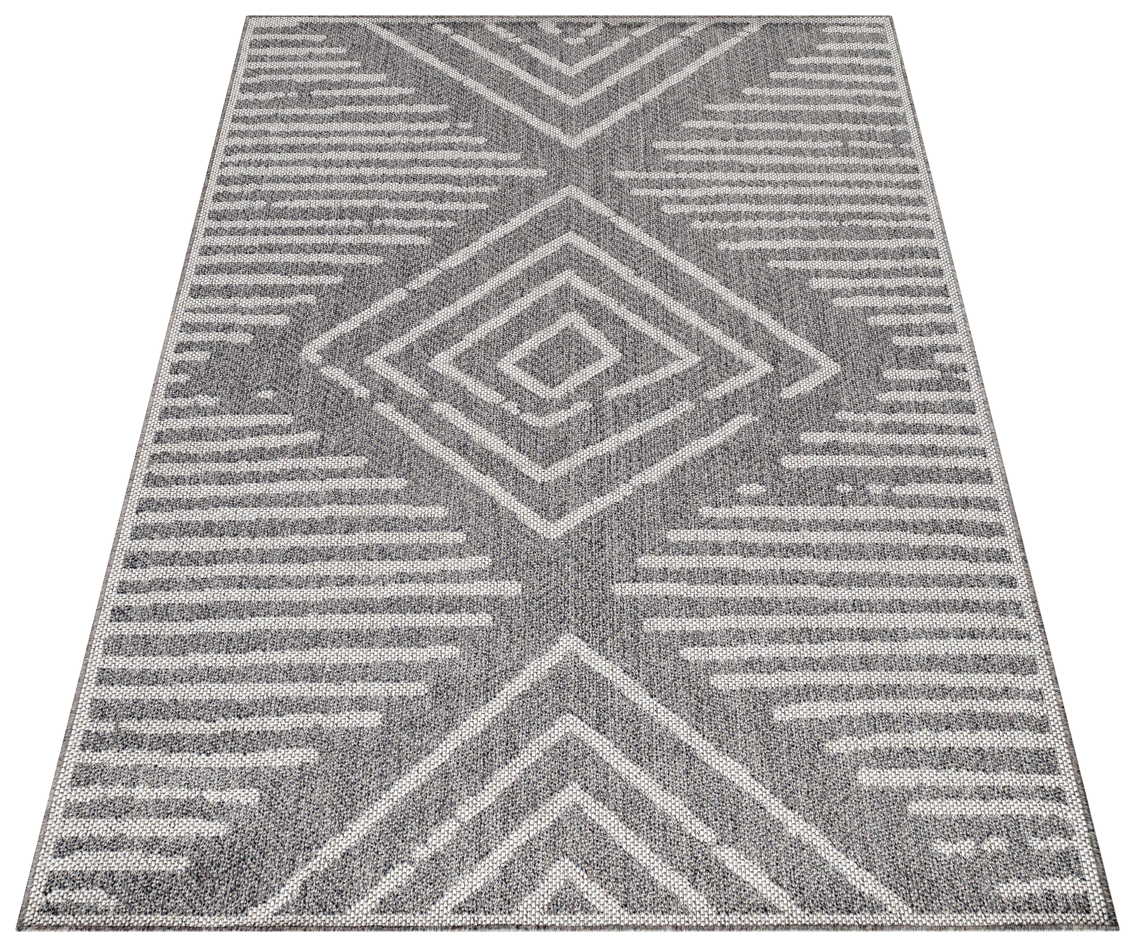 Ayyildiz Teppich ARUBA grau B/L: ca. 80x250 cm ARUBA - grau (80,00/250,00cm) - Ayyildiz