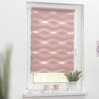 Doppelrollo Duo Welle altrosa B/L: ca. 60x150 cm Duo Welle - altrosa (60,00/150,00cm) - LICHTBLICK