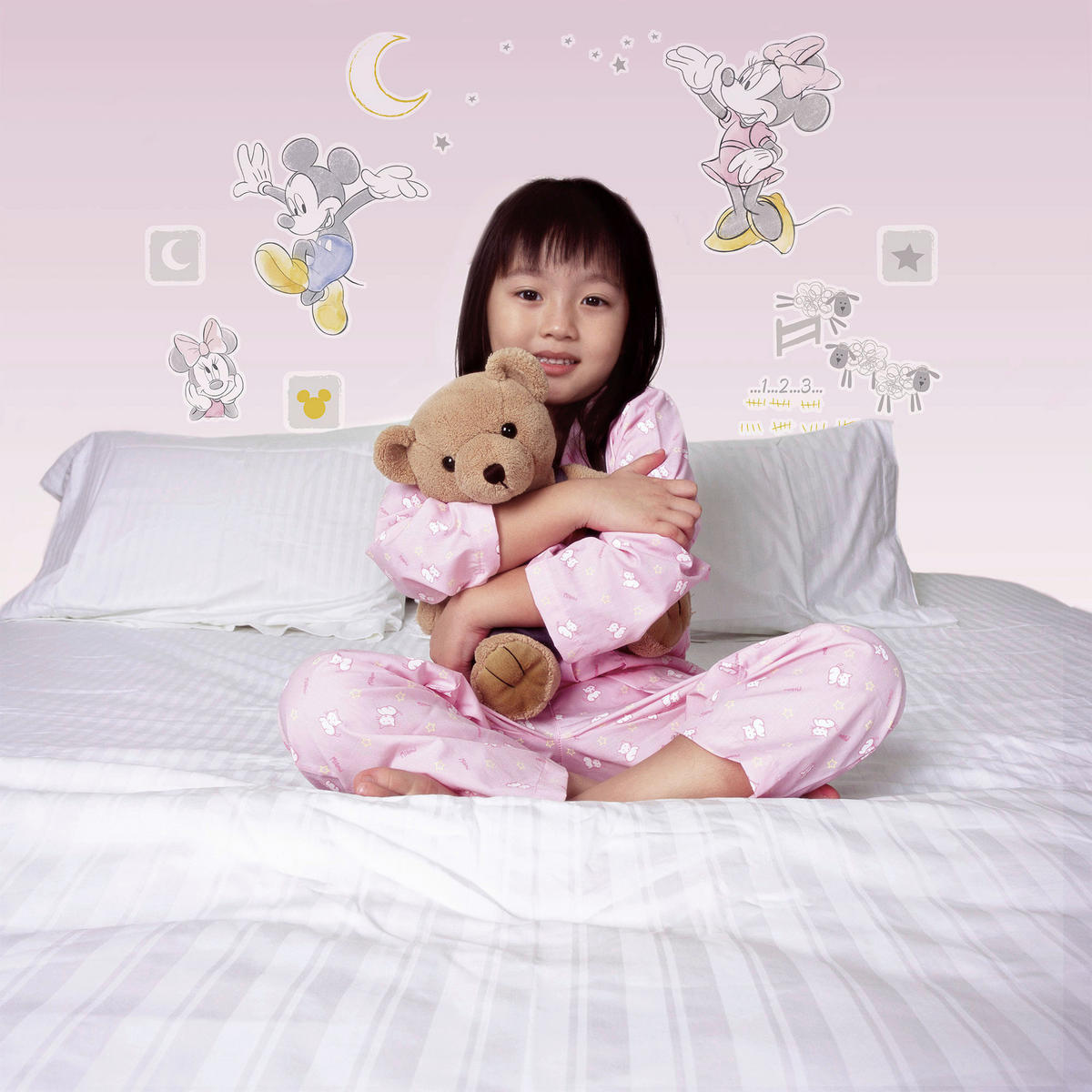 Komar Wandtattoo Counting Sheeps Disney Counting Sheeps B/L: ca. 50x70 cm Counting Sheeps - (50,00/70,00cm) - Komar