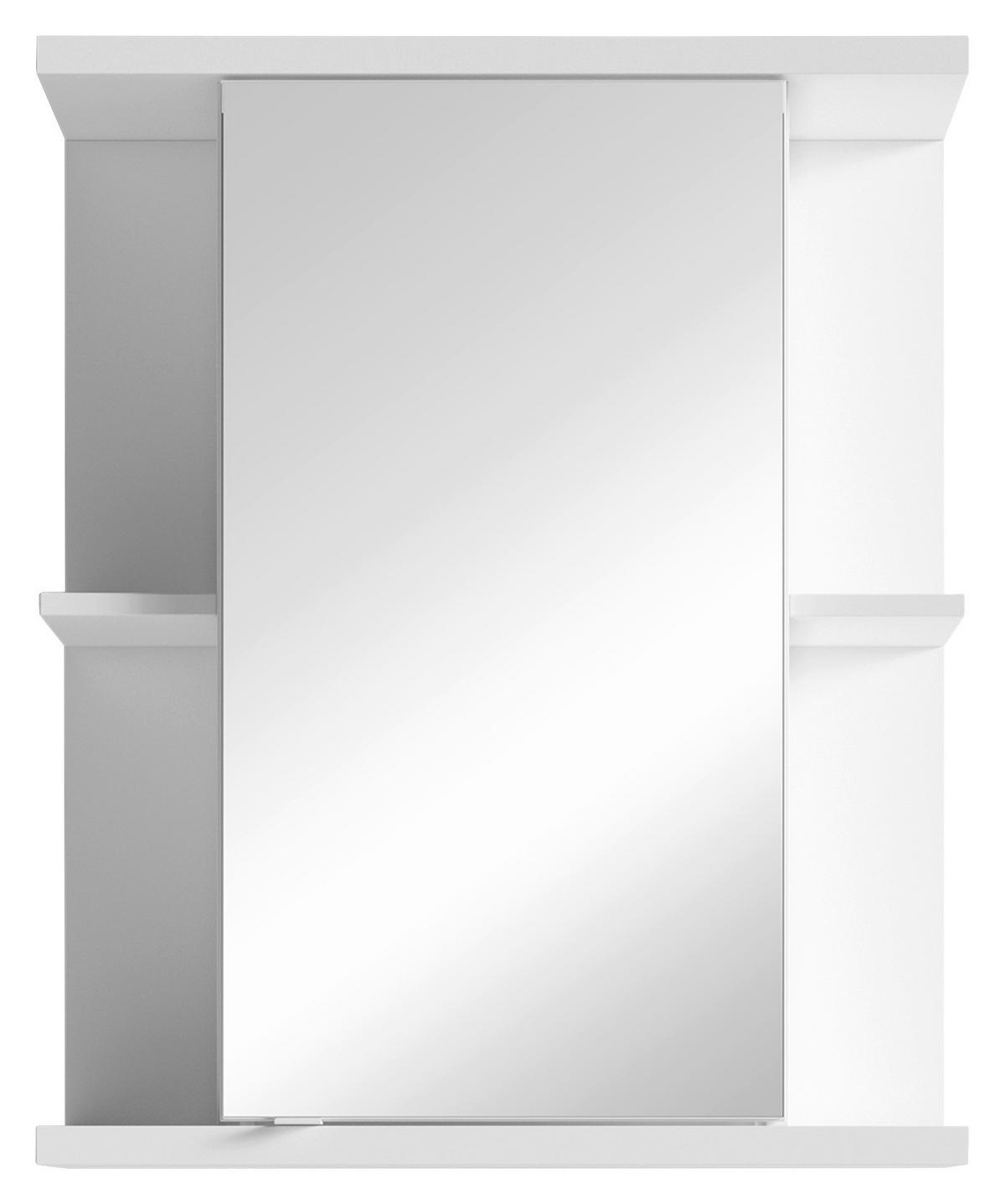 Spiegelschrank NEBRASKA weiß B/H/T: ca. 60x70x25 cm NEBRASKA - weiß (60,00/70,00/25,00cm) - byLIVING