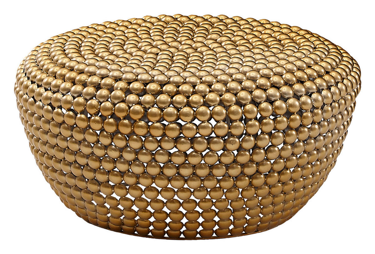 Couchtisch gold B/H/T: ca. 60x30x60 cm Couchtisch - gold (60,00/30,00/60,00cm) - Wohnling
