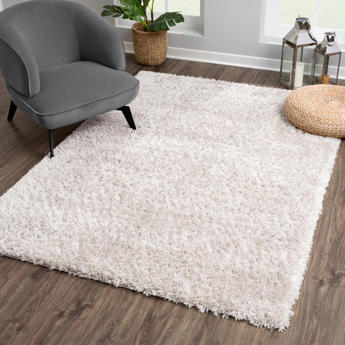 Sanat Teppich Porto hellgrau B/L: ca. 120x170 cm Porto - hellgrau (120,00/170,00cm) - Sanat