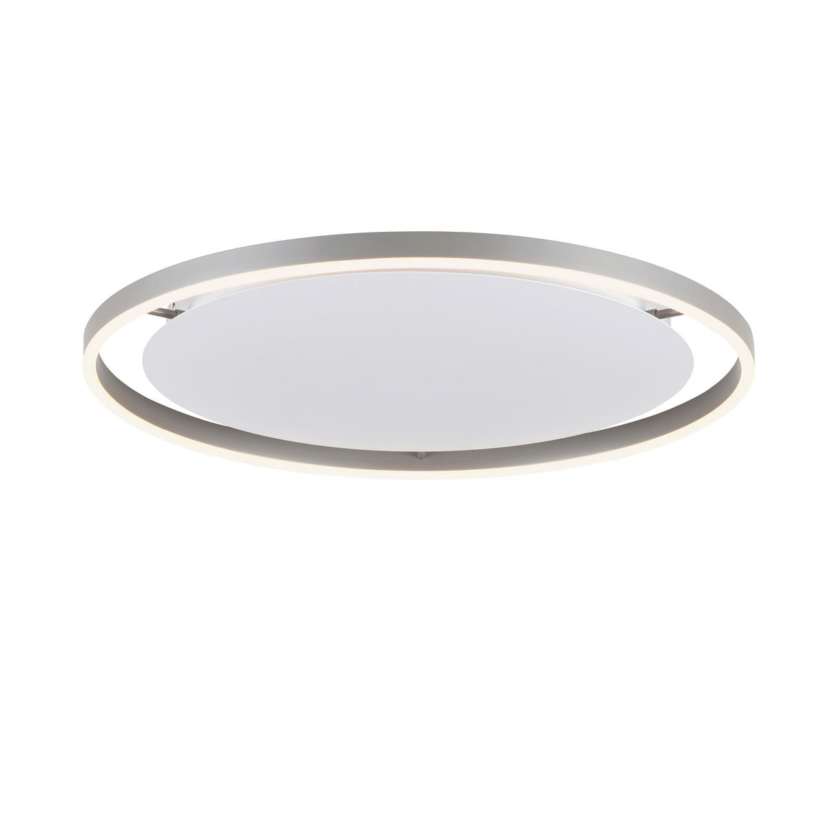 Just Light LED-Deckenleuchte RITUS 15392-95 weiß Alu Metall H/D: ca. 5,3x58,5 cm 1 Brennstellen RITUS - weiß/Alu (58,50/5,30cm) - Just Light