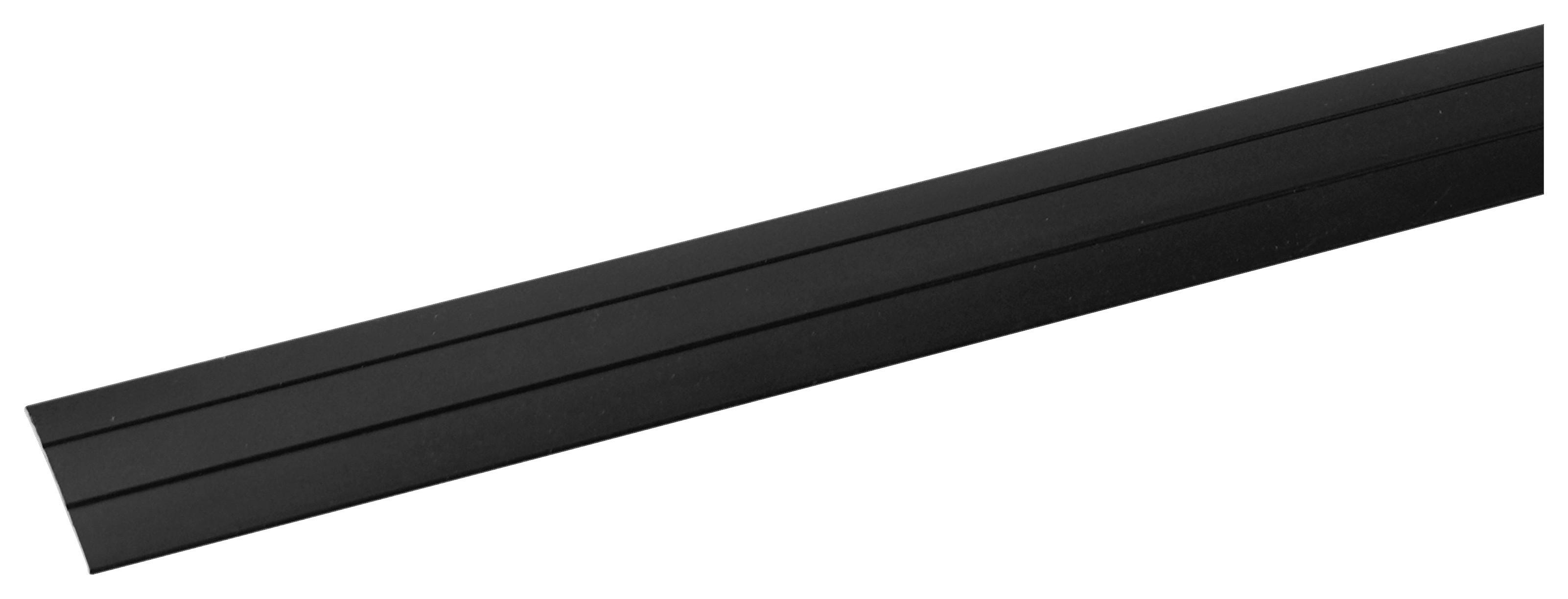 Übergangsprofil schwarz B/L: ca. 3,8x90 cm pro Stück Übergangsprofil 38x900 schwarz sk - schwarz (3,80/90,00cm)