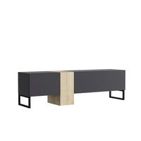 TV-Lowboard 9161 anthrazit Saphir B/H/T: ca. 157x45x37 cm 9161 - Saphir/anthrazit (157,00/45,00/37,00cm) - moebel17