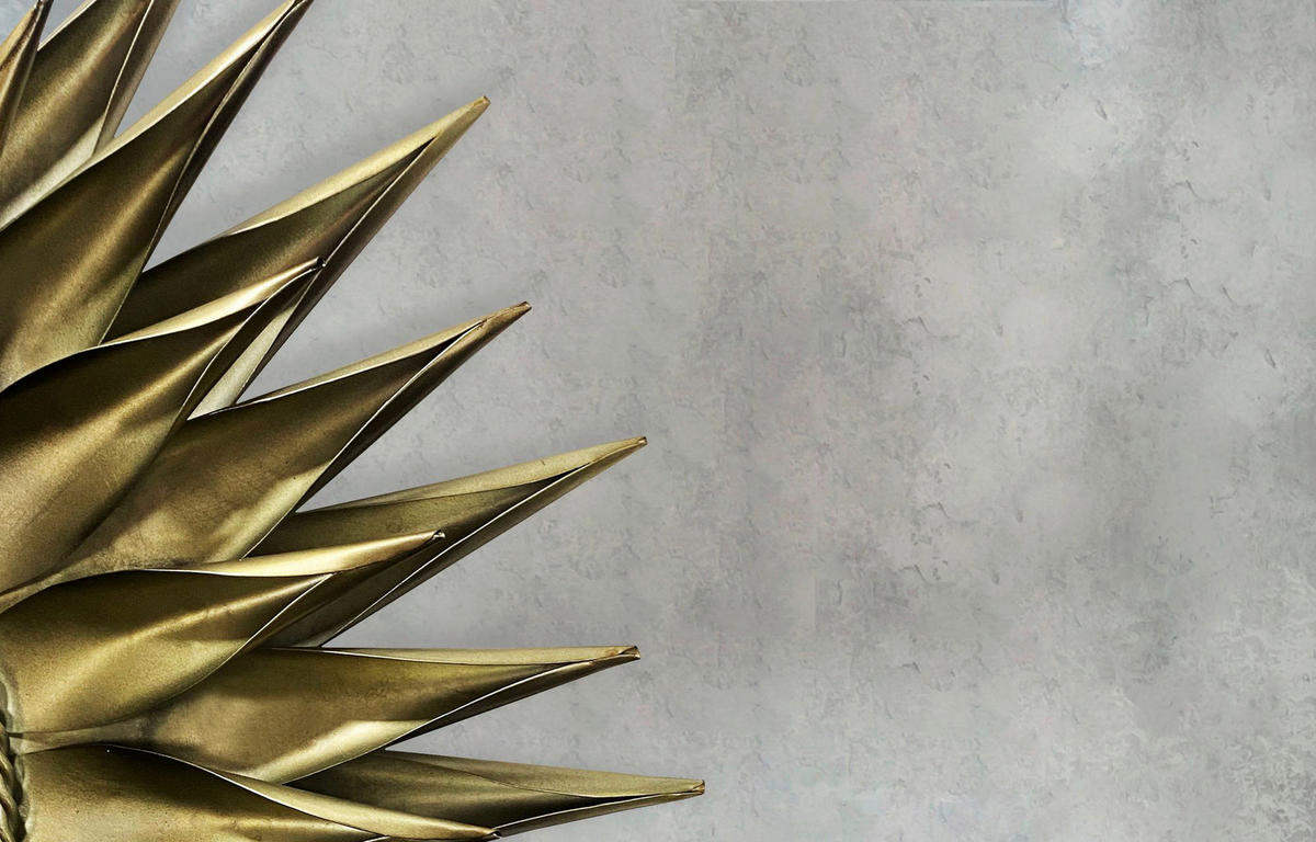 Wandspiegel gold Metall T/D: ca. 6x74 cm Wandspiegel - gold (74,00cm) - Wohnling