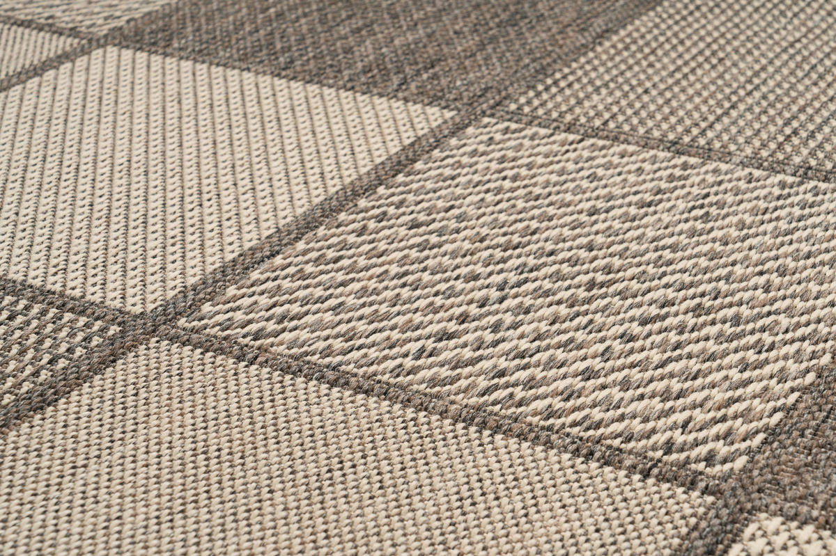 360Living Teppich Splash braun B/L: ca. 120x170 cm Splash - braun/creme (120,00/170,00cm) - 360Living