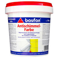 Baufan Anti-Schimmelfarbe weiß ca. 0,75 l Schutzfarbe_Wand+Decke 750ml - weiß (750ml) - Baufan