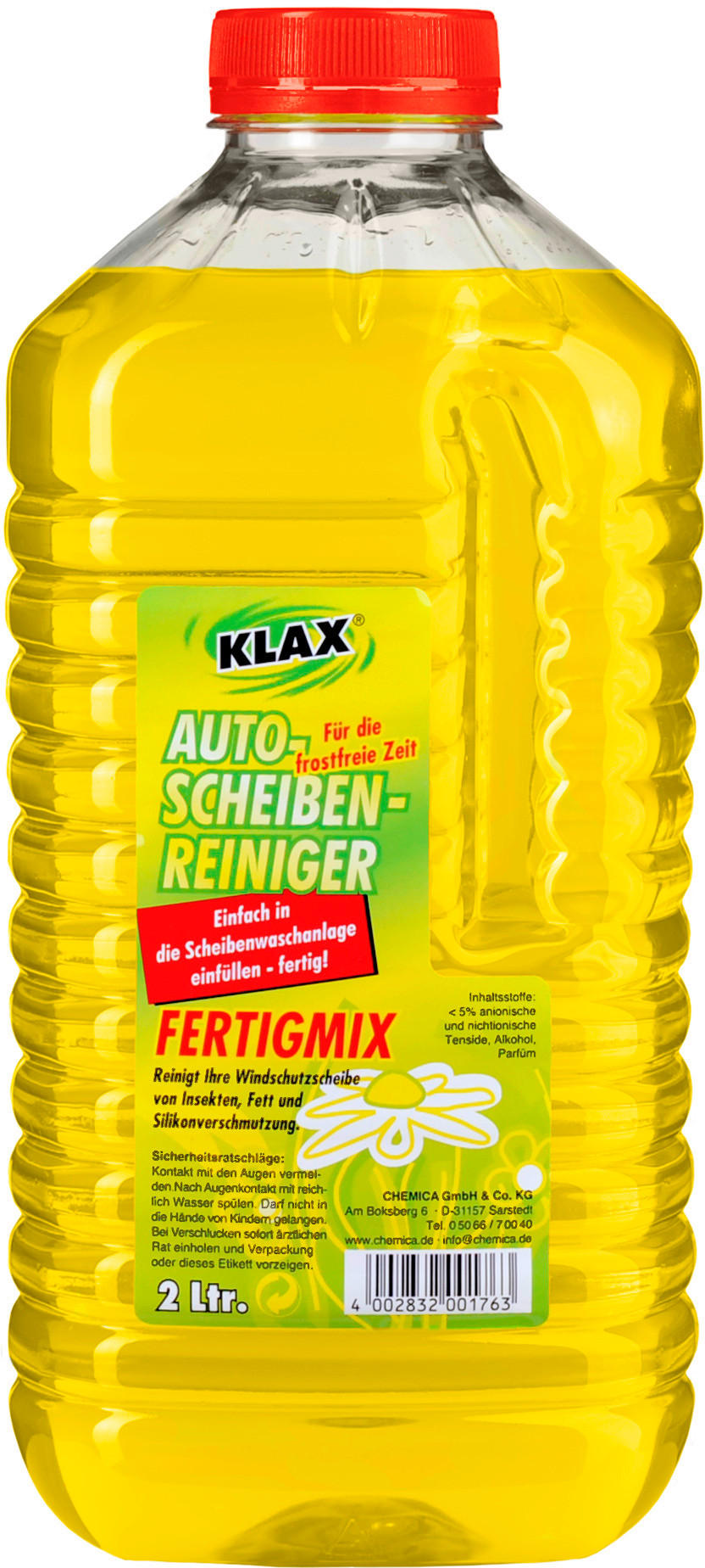 KLAX Scheibenreiniger ca. 2 l Scheibenreiniger_Sommer 2l - (2,00l) - KLAX