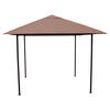 Grasekamp Pavillon Amalfi Flex taupe Stahl B/H/L: ca. 300x253x300 cm Amalfi Flex - taupe (300,00/300,00/253,00cm) - Grasekamp