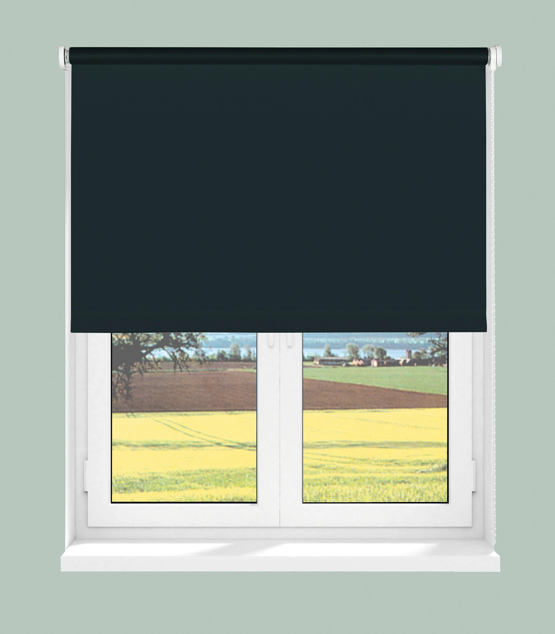 Thermo Seitenzugrollo Verdunklungsqualität anthrazit B/L: ca. 62x175 cm Rollo-Thermo-VD_mit_Seitenzug - anthrazit (62,00/175,00cm) - Boviva