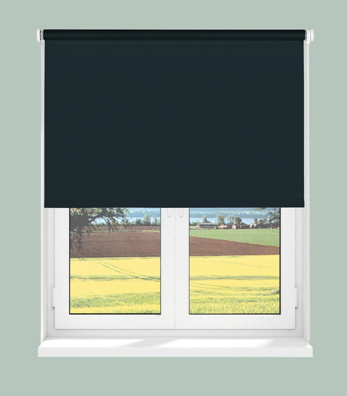 Thermo Seitenzugrollo Verdunklungsqualität anthrazit B/L: ca. 92x175 cm Rollo-Thermo-VD_mit_Seitenzug - anthrazit (92,00/175,00cm) - Boviva