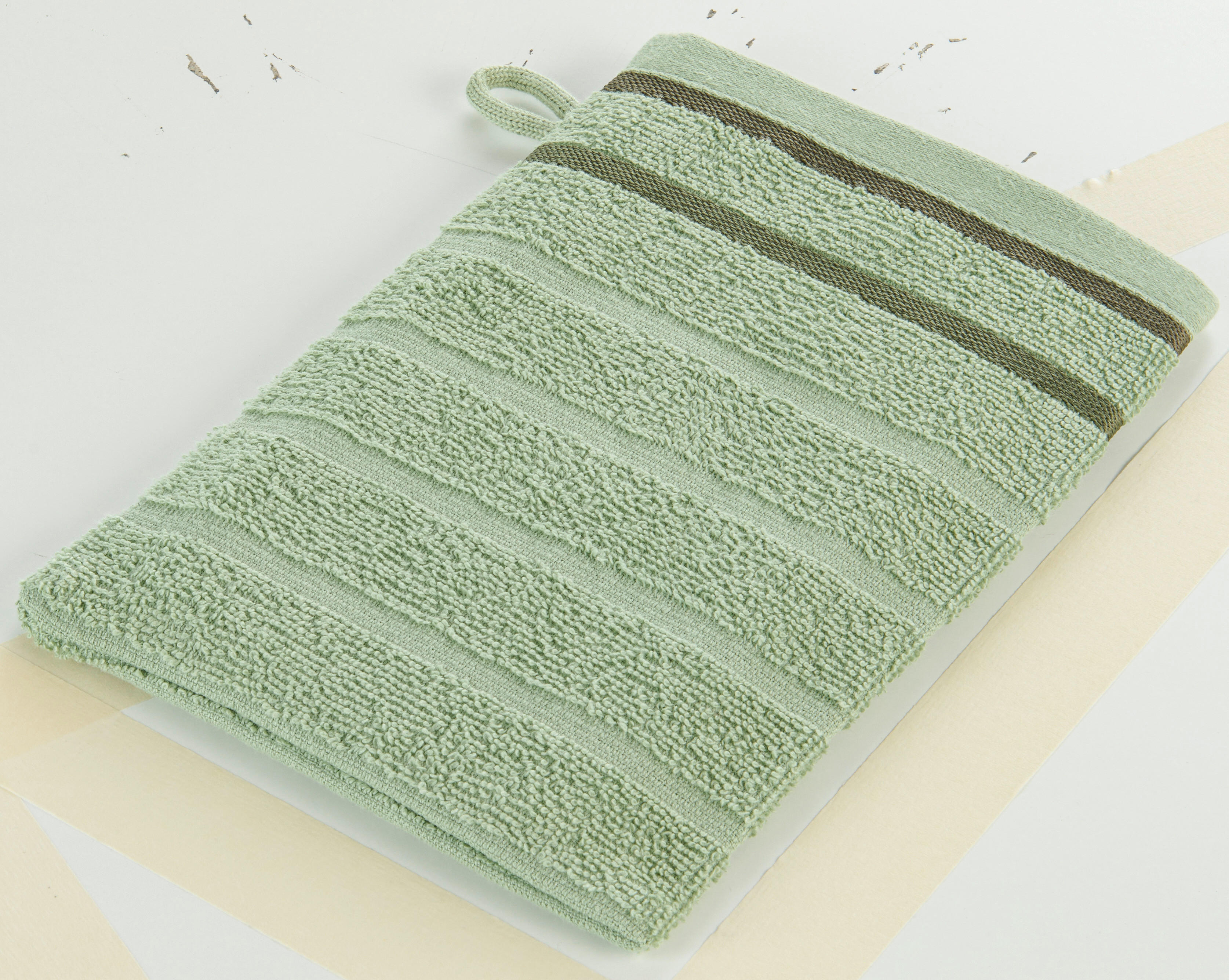 Waschhandschuh Marta Marta - grün (16,00/22,00cm) - oh cosy