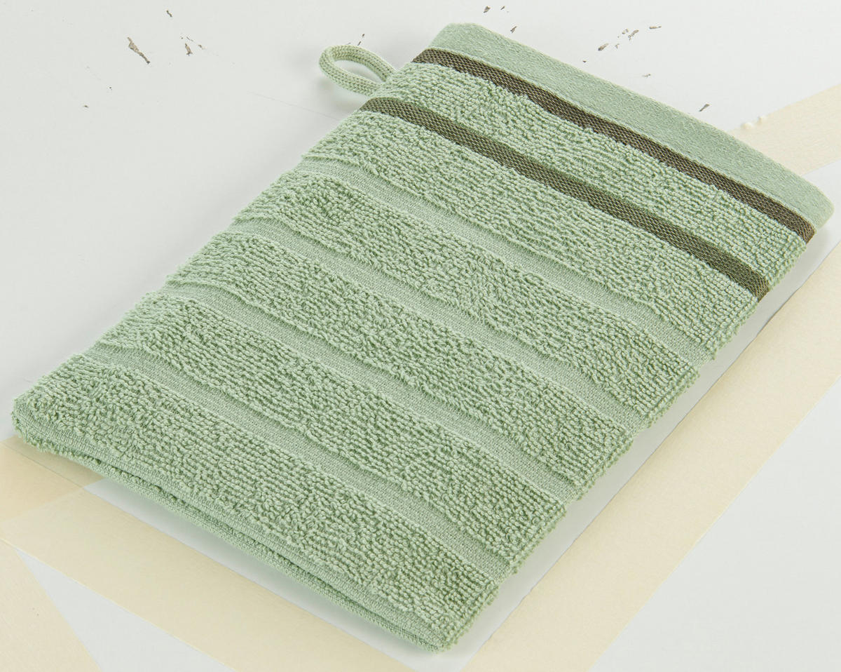 Waschhandschuh Marta Marta - grün (16,00/22,00cm) - oh cosy