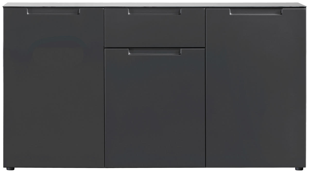 Kommode Mailand anthrazit B/H/T: ca. 146x79x40 cm Mailand - anthrazit (146,00/79,00/40,00cm)