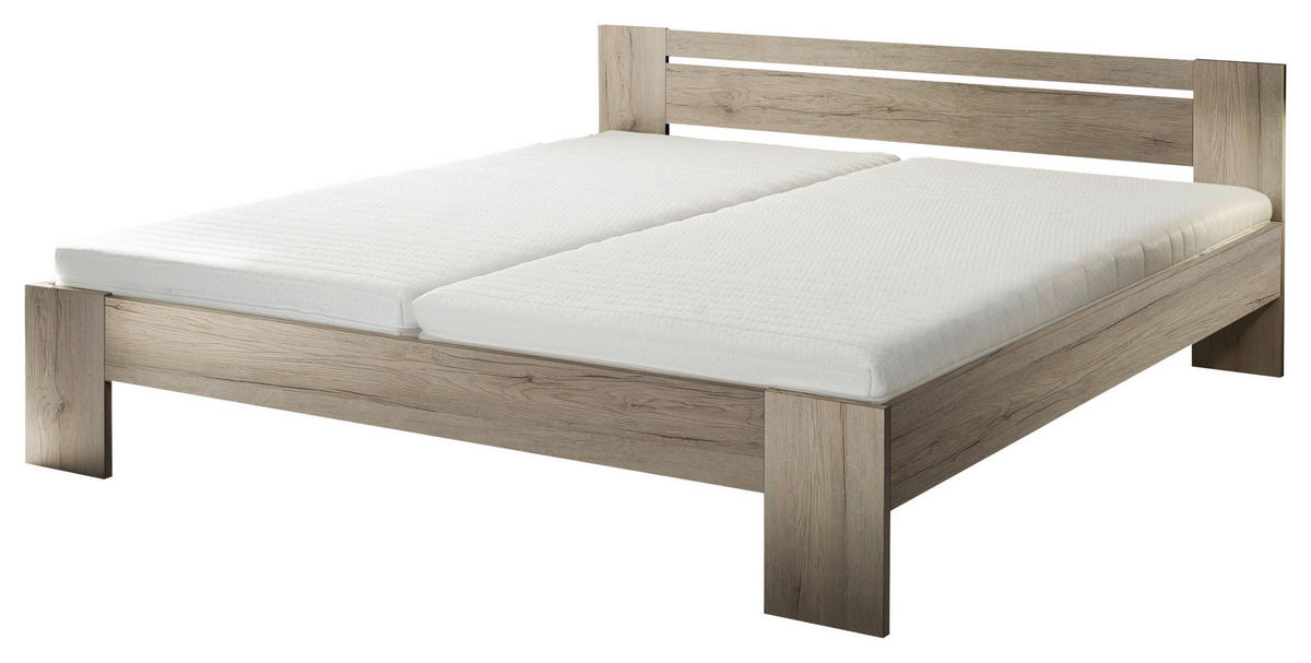 Futonbett Cannes Eiche San-Remo Nachbildung Liegefläche B/L: ca. 180x200 cm Cannes - Eiche (185,00/71,00/204,00cm)