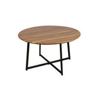 Couchtisch ALINA Eiche Artisan Nachbildung H/D: ca. 47x80 cm ALINA - Eiche/schwarz (80,00/47,00cm) - byLIVING