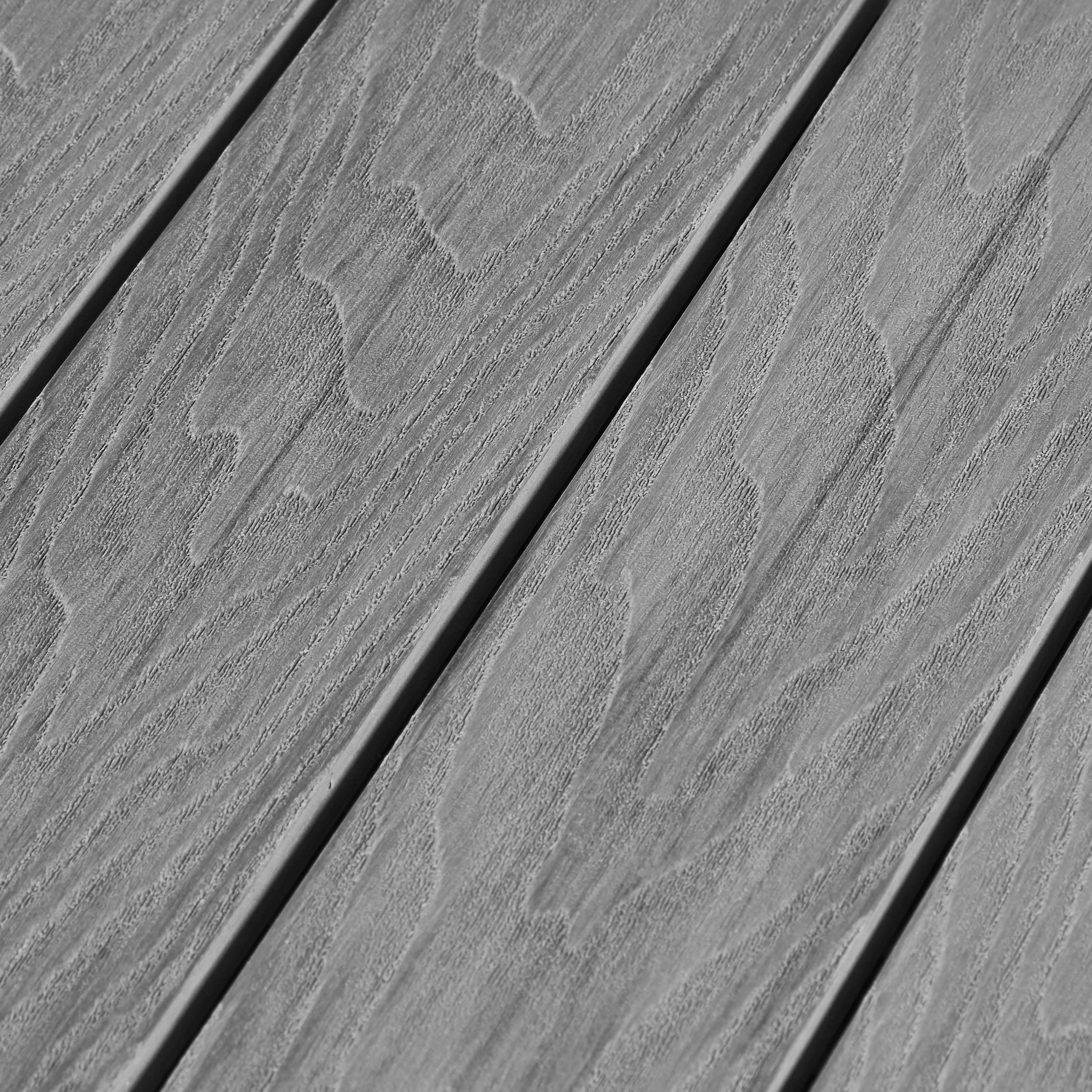 Terrassenfliese WPC, 6 Stück im Paket grau B/L: ca. 30x30 cm WPC, 6 Stück im Paket - grau (30,00/30,00cm)