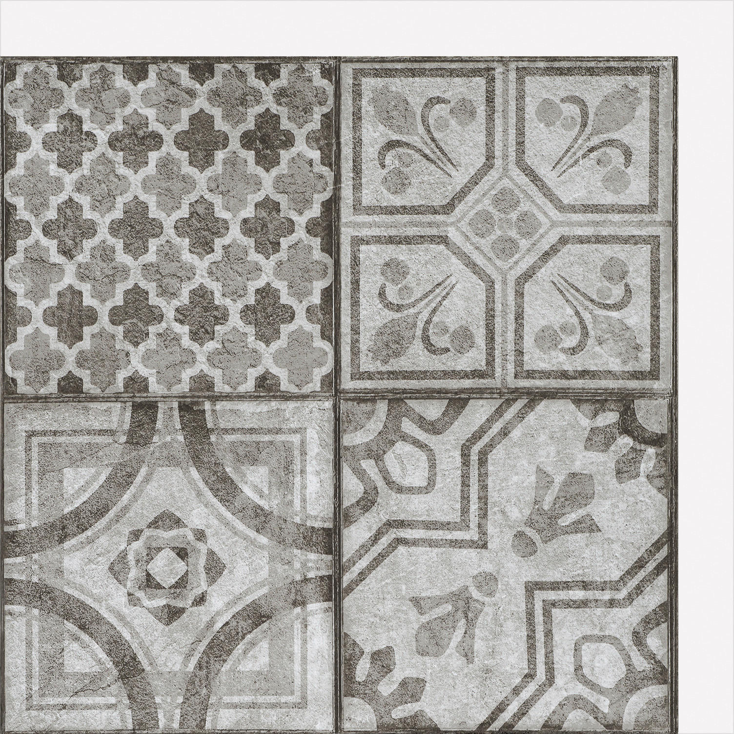 d-c-fix Wandfliese grau B/L: ca. 30,5x30,5 cm Wandfliese_selbstklebend_6Stck. - grau (30,50/30,50cm) - d-c-fix