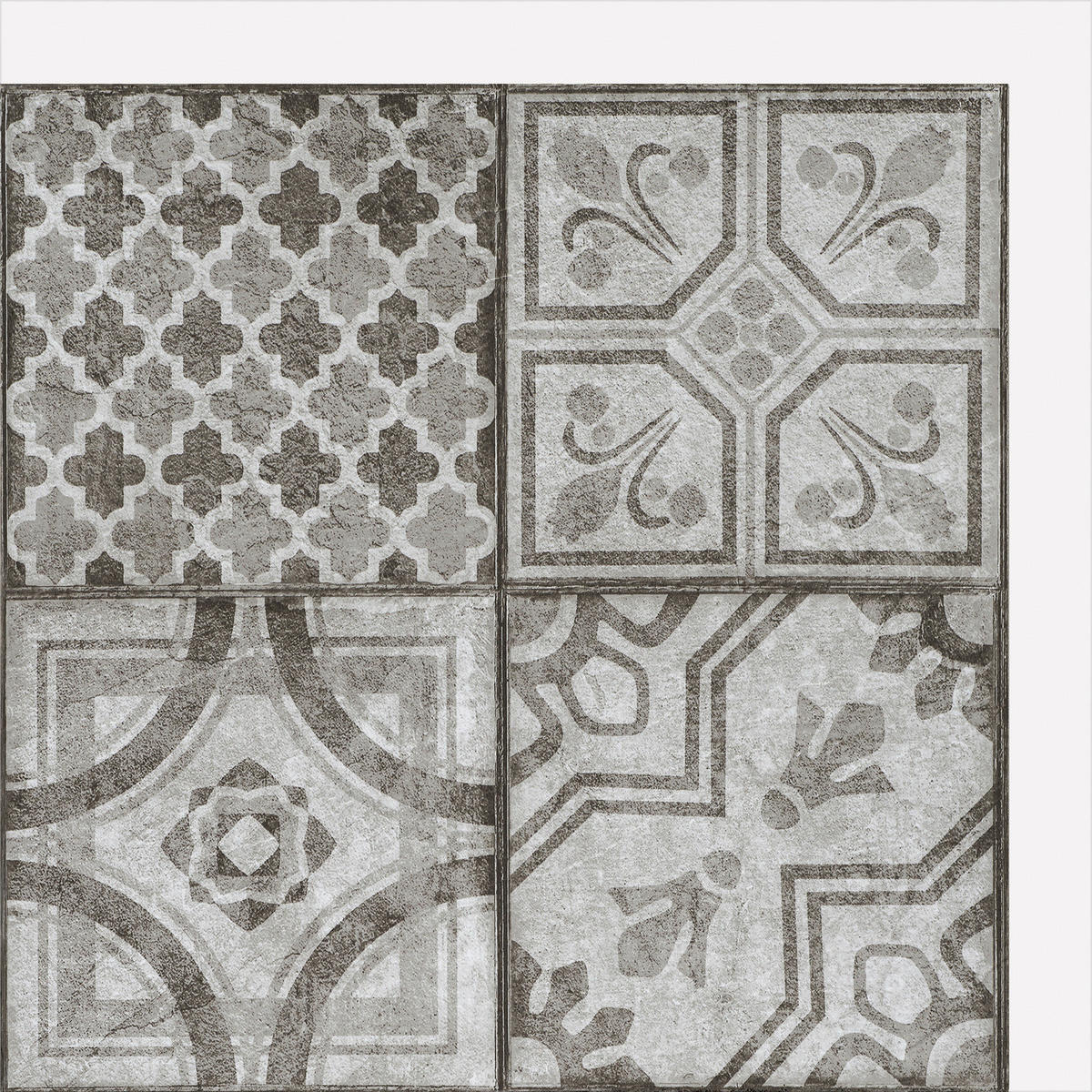 d-c-fix Wandfliese grau B/L: ca. 30,5x30,5 cm Wandfliese_selbstklebend_6Stck. - grau (30,50/30,50cm) - d-c-fix