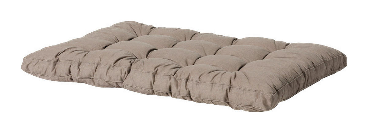 Madison Sitzkissen Basic Basic - taupe (80,00/120,00/12,00cm) - Madison