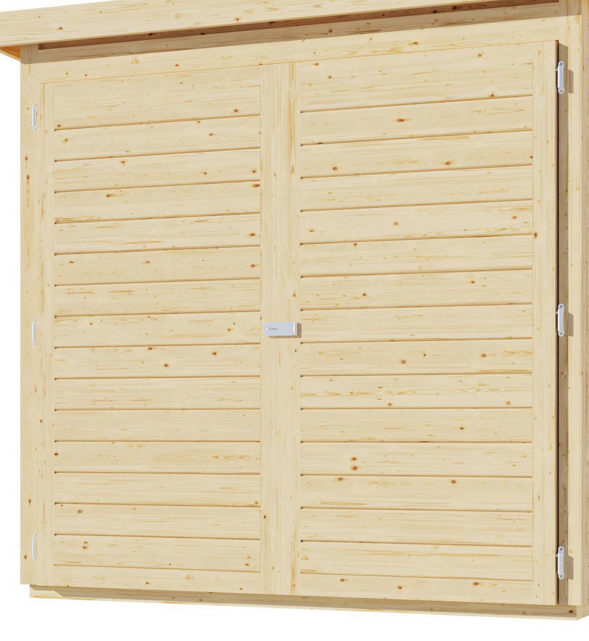 Karibu Fahrradgarage Jimmy natur B/H/T: ca. 163x167x216 cm Jimmy - natur (163,00/167,00/216,00cm) - Karibu