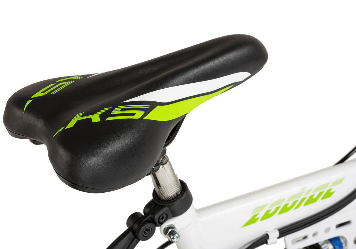 WYLD Kinder-Mountainbike Zodiac ZODIAC 24 Zoll Rahmenhöhe 38 cm 18 Gänge weiß weiß ca. 24 Zoll Zodiac - weiß - WYLD