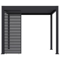 Paragon Outdoor Lamellen-Sichtschutz Grand Tuscan grau Aluminium B/H: ca. 94x234 cm Grand Tuscan - grau (94,00/234,00cm) - Paragon Outdoor