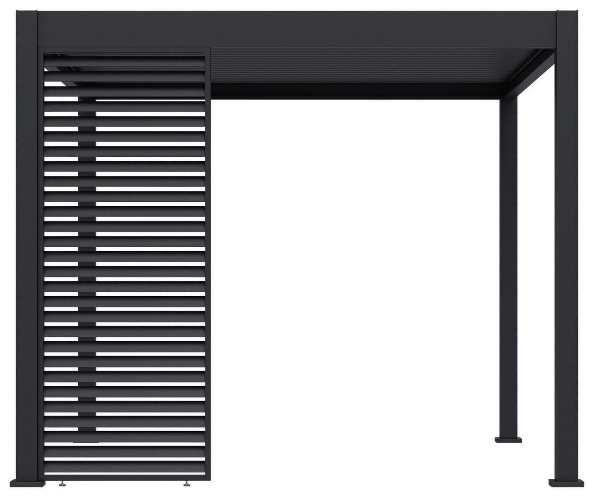 Paragon Outdoor Lamellen-Sichtschutz Grand Tuscan grau Aluminium B/H: ca. 94x234 cm Grand Tuscan - grau (94,00/234,00cm) - Paragon Outdoor