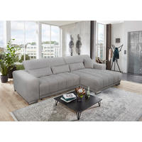 Funktionsecke Rico hellgrau B/T: ca. 310x171 cm Rico - hellgrau/Chrom (310,00/171,00cm)