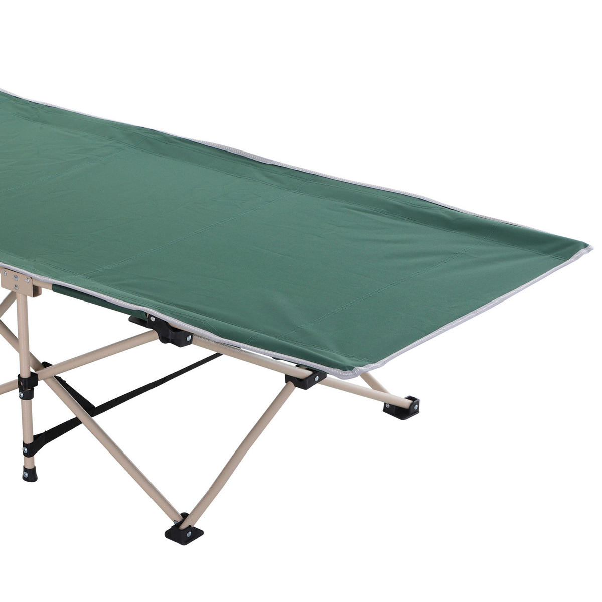 Outsunny Campingartikel B/H/L: ca. 68x190x52 cm Feldbett - grün (52,00/68,00/190,00cm) - Outsunny