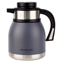 MICHELINO Isolierkanne grau Edelstahl Isolierkanne_Nora - grau - MICHELINO