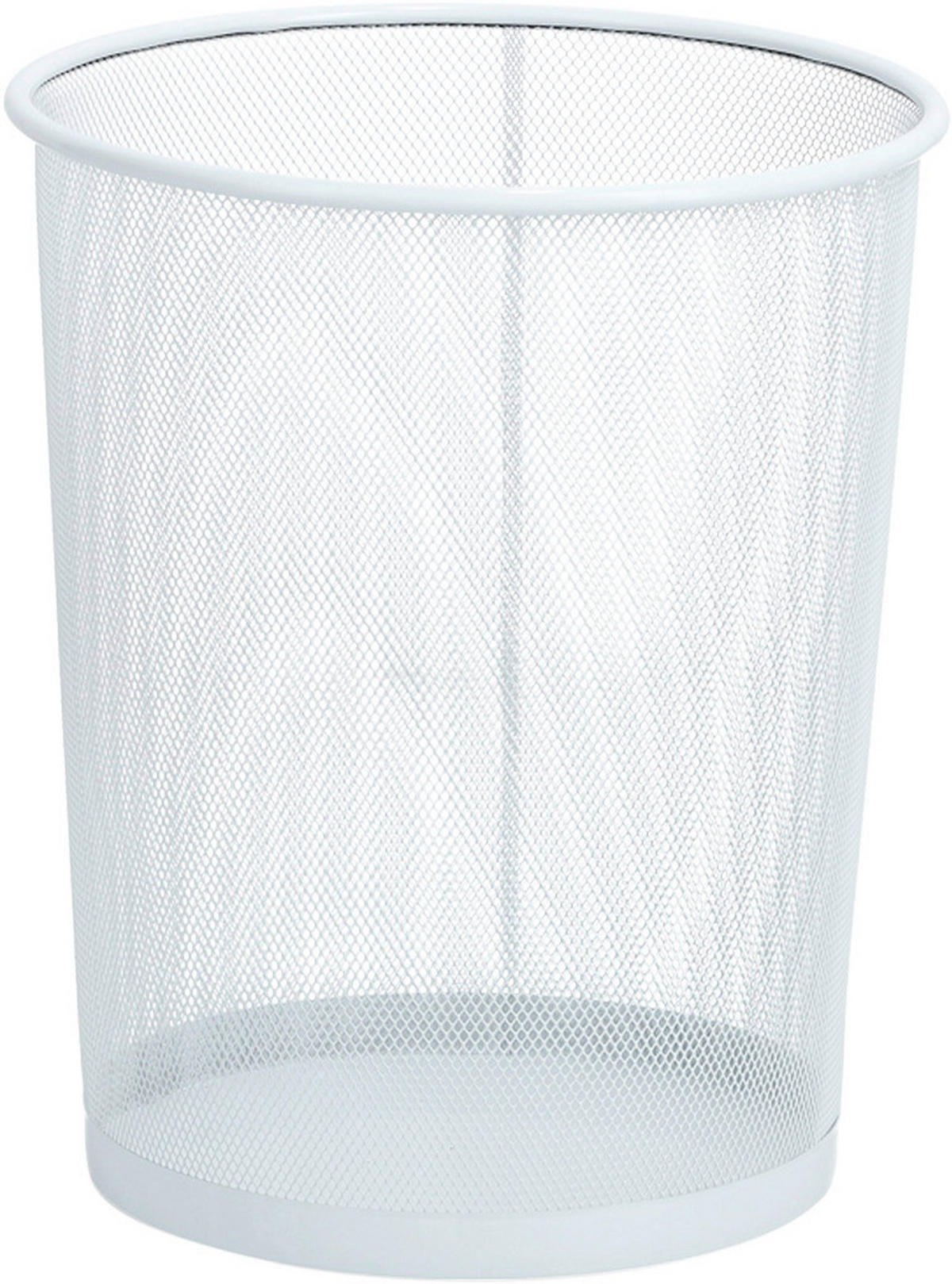 Zeller Papierkorb weiß B/H/L: ca. 30x35x30 cm Papierkorb - weiß (30,00/30,00/35,00cm) - Zeller