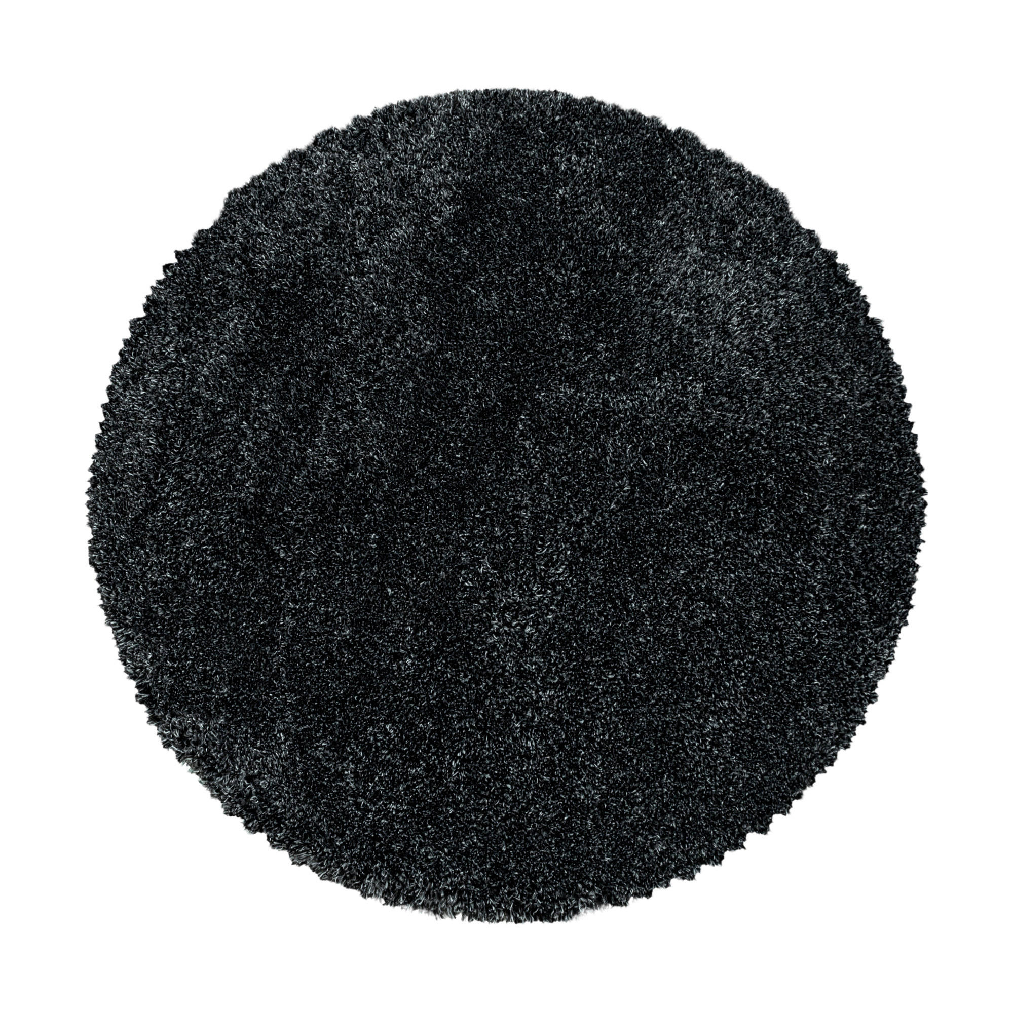 Ayyildiz Teppich FLUFFY anthrazit D: ca. 200 cm FLUFFY - anthrazit (200,00cm) - Ayyildiz