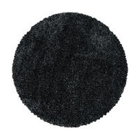 Ayyildiz Teppich FLUFFY anthrazit D: ca. 80 cm FLUFFY - anthrazit (80,00cm) - Ayyildiz