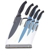 Household Blue Messerset mehrfarbig Edelstahl 5 tlg. Messerset_5tlg. - mehrfarbig (35,00/26,50/9,00cm) - Household Blue