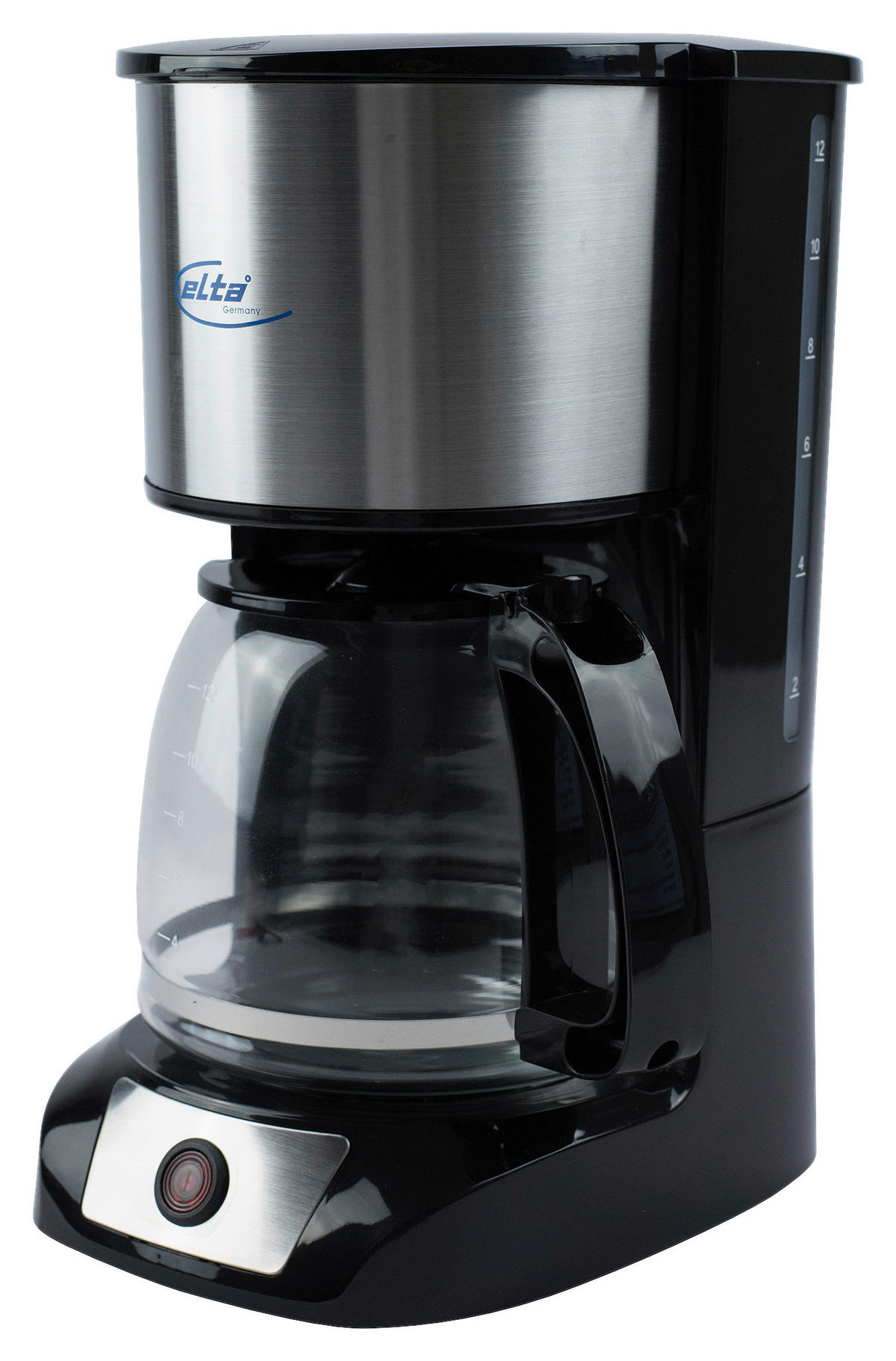 Elta Kaffeeautomat KME-1000.2 Edelstahl schwarz Kaffeeautomat - schwarz/Edelstahl (1,50l) - Elta