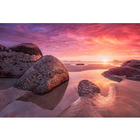 Komar Fototapete Sunset Bay B/L: ca. 368x248 cm Sunset Bay - (368,00/248,00cm) - Komar